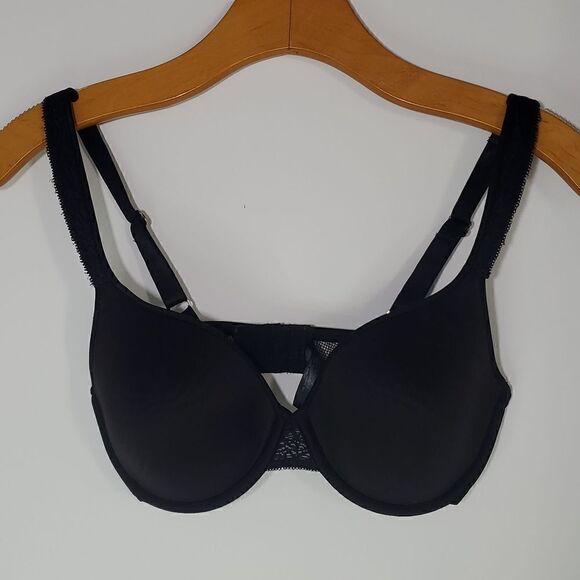 Natori Reflex Memory Black Plunge Bra Size 32D - Picture 1 of 12